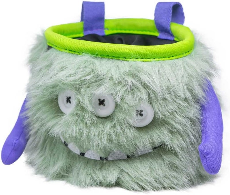 8B+ 8BPLUS 8BPLUS Chalk Bag for Climbing, Bouldering, Belt and Giftbox Included - Wide Opening - Brush Holders, for Left & Right Handers (Marty) - Image 3